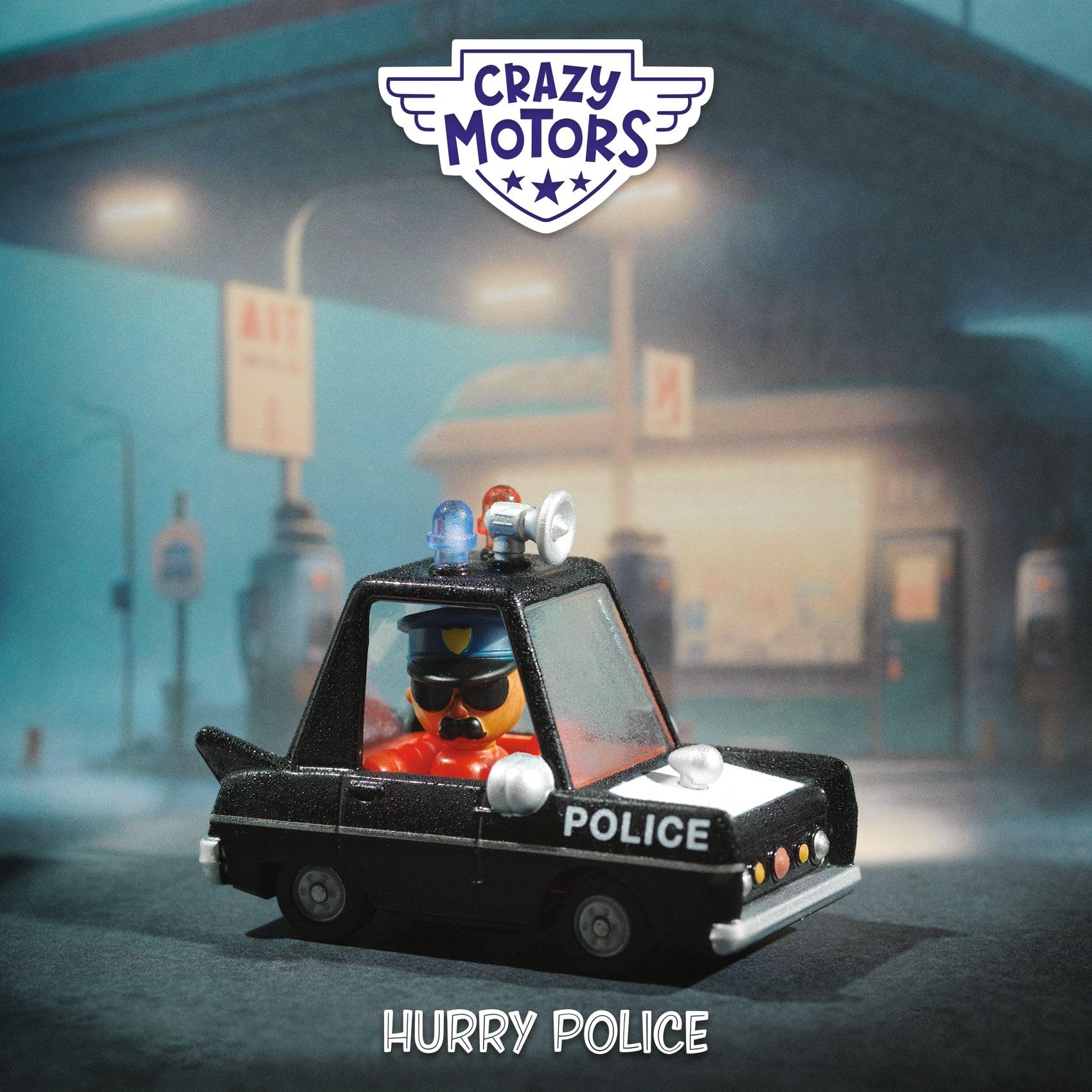 Amazon.com: DJECO Hurry Police Crazy Motors : Toys & Games